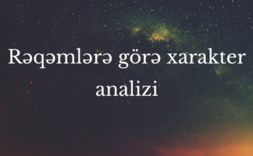 Numerologiya Hesablama – Rəqəmlərə görə xarakter