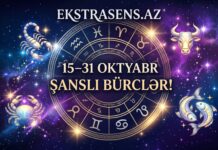 Oktyabr ayının şanslı bürcləri